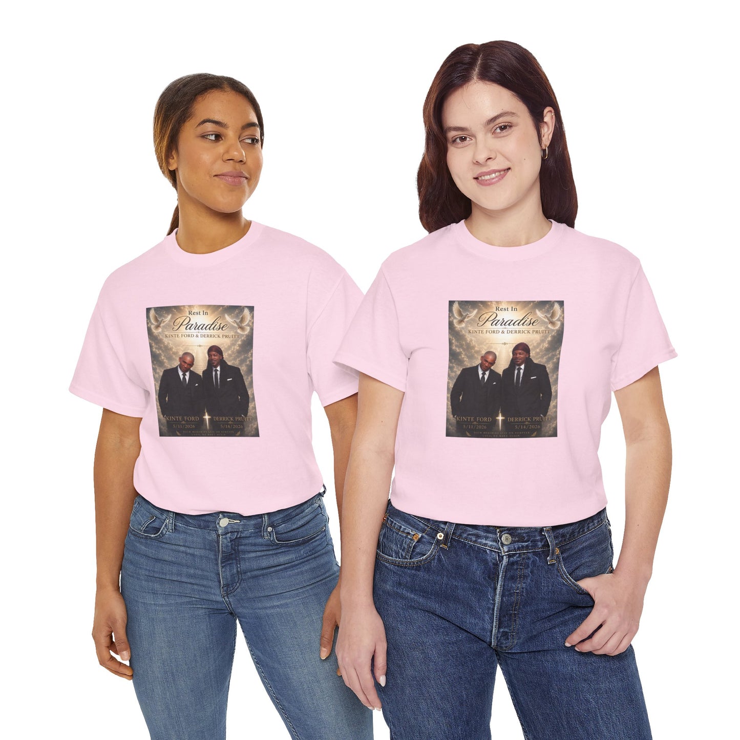 Memorial Tribute Tee — "Rest in Paradise" Funeral Remembrance Shirt