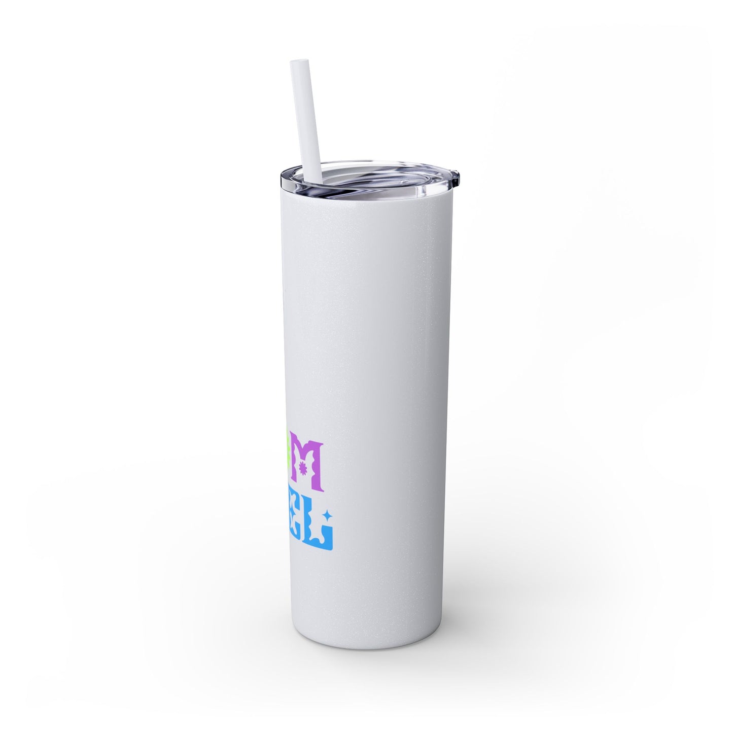 Mom Fuel Skinny Tumbler, 20oz Travel Cup, Gift for Moms, Fun Drinkware for Mothers, Perfect for Coffee and Tea