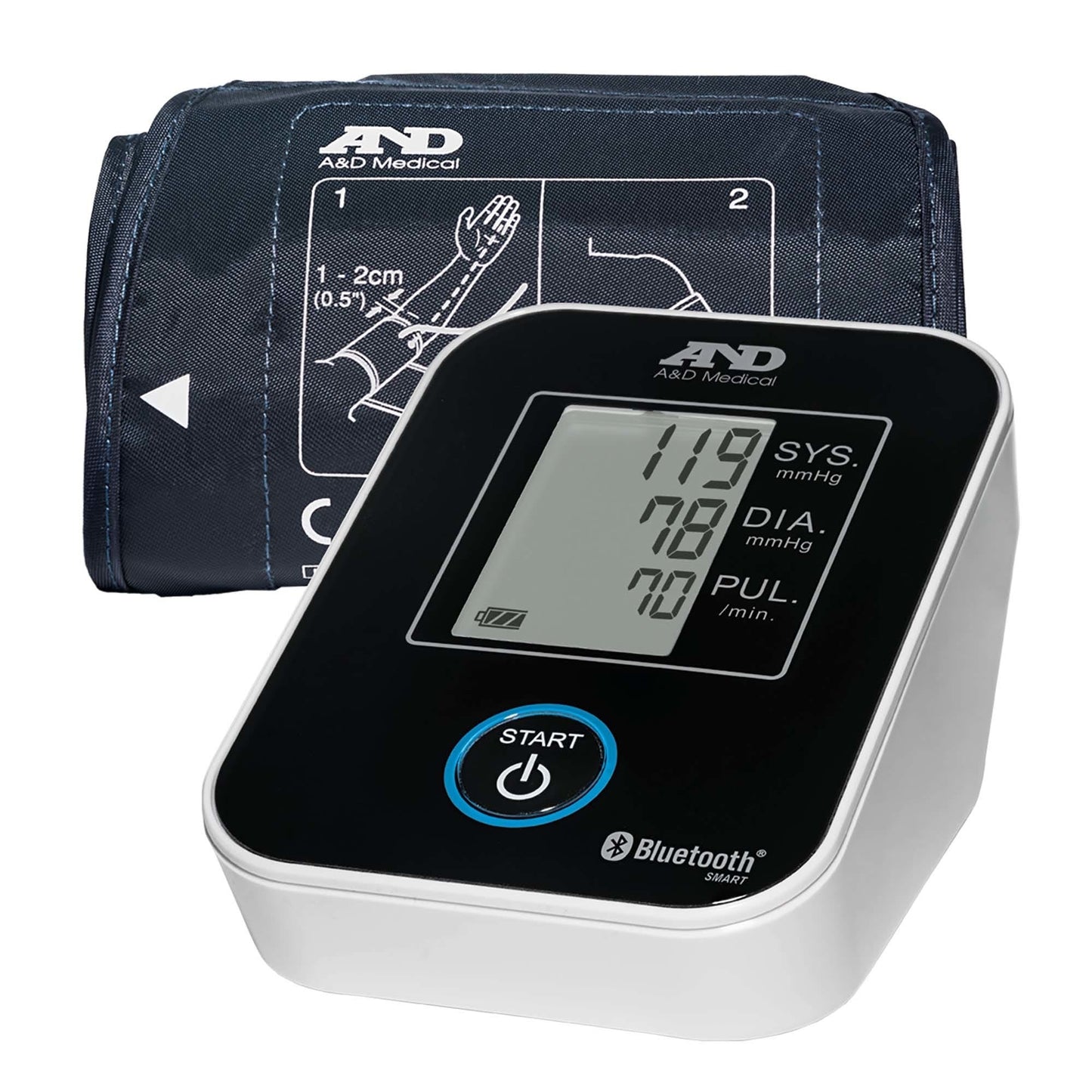 The A&D Medical Blood Pressure Monitor Automatic Deluxe With Bluetooth