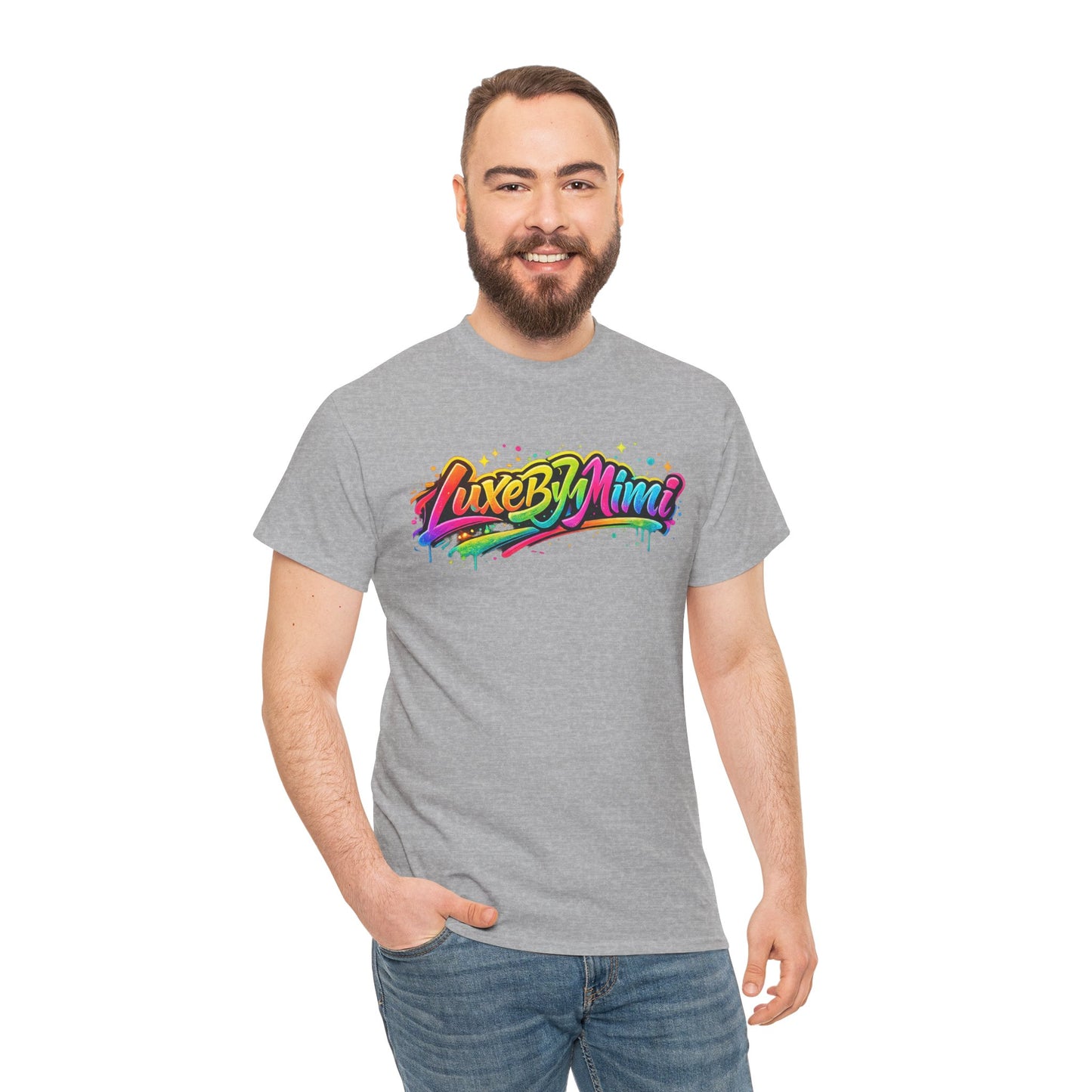 Graffiti Logo T-Shirt — 'Luxe By Mimi' Brand Colorful Streetwear Tee