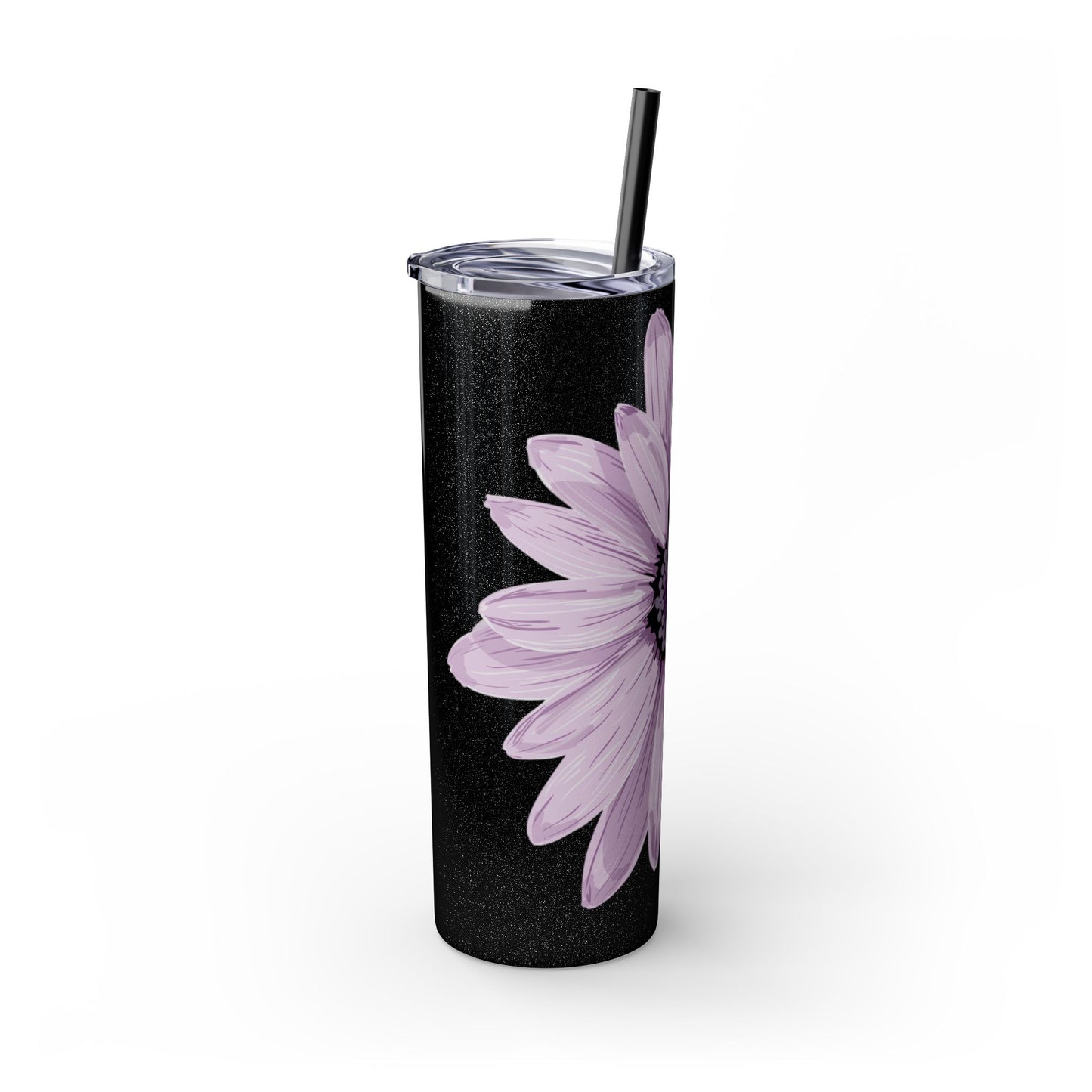 Floral Skinny Tumbler, 20oz - Stylish Drinkware for Home, Office, Gifts, Party Favors, Spring Decor