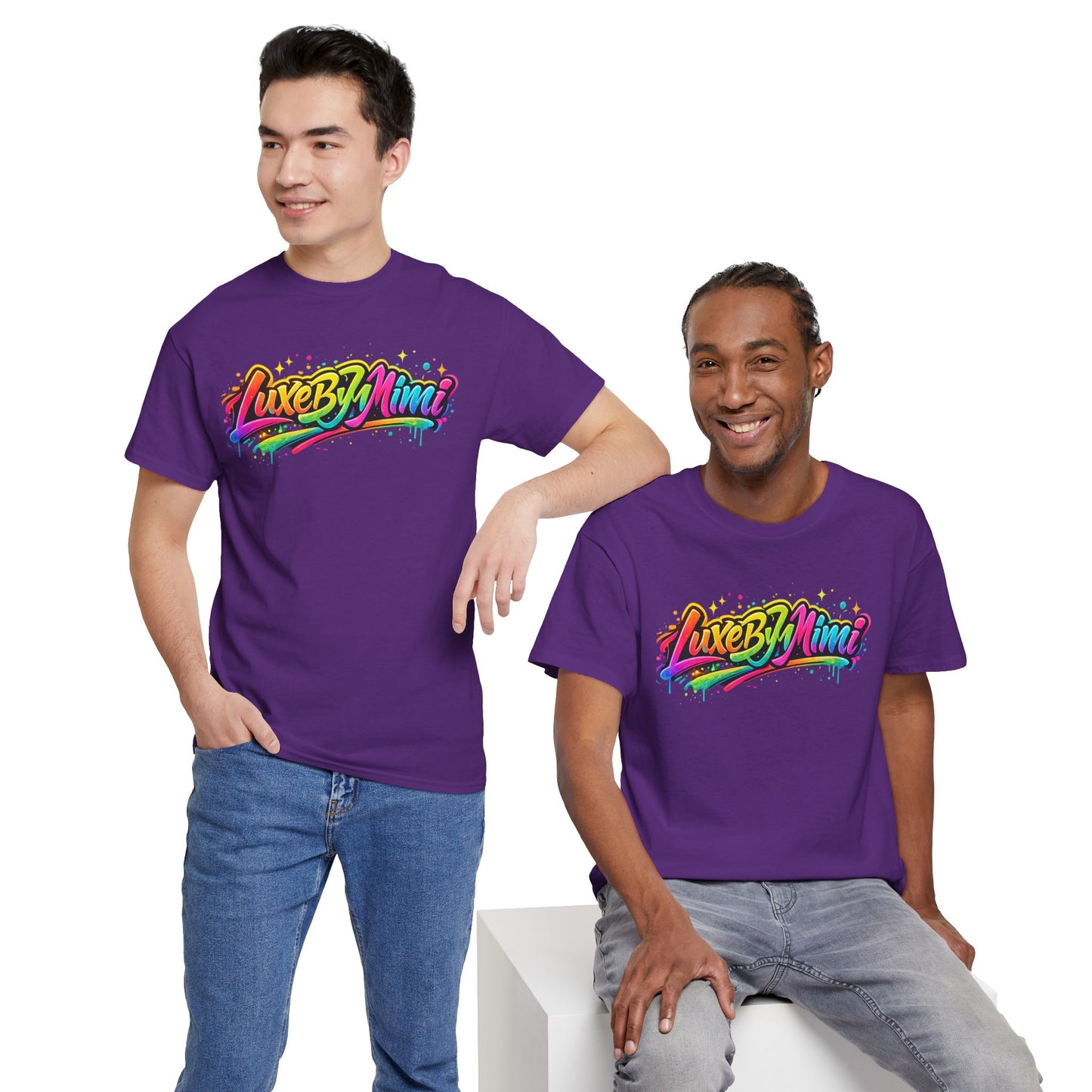 Graffiti Logo T-Shirt — 'Luxe By Mimi' Brand Colorful Streetwear Tee