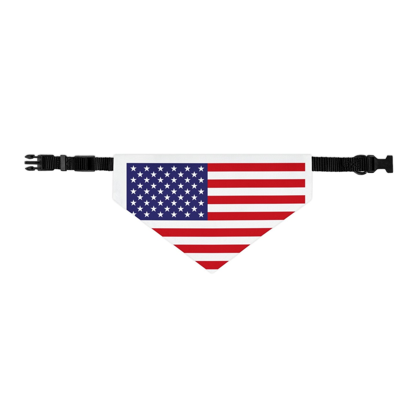 Patriotic American Flag Pet Bandana – Celebrate Veterans Day in Style