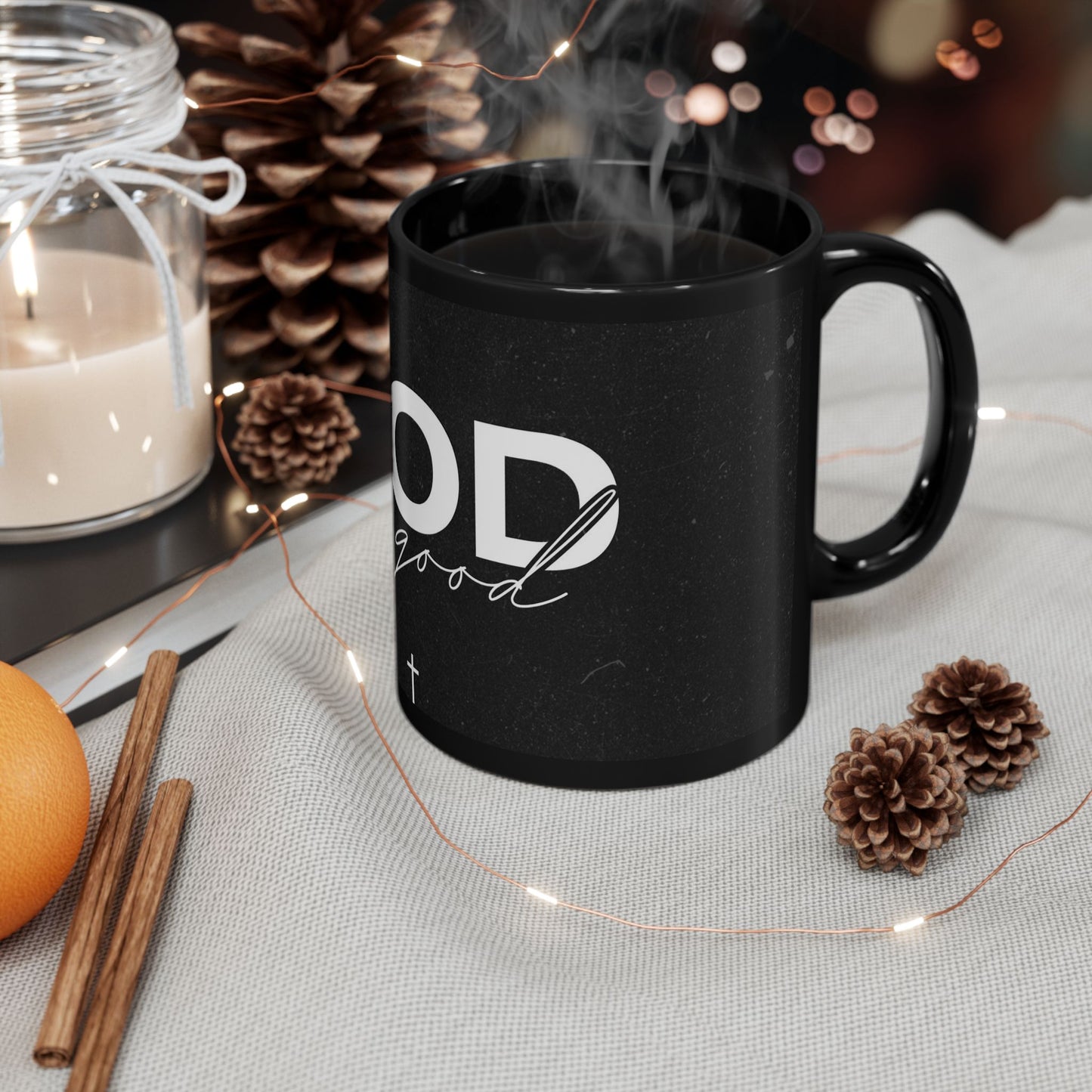 'God is Good' Black Mug Design - Inspirational Coffee Cup, Christian Gift, Faith-Based Mug, Religious Coffee Mug, Motivational [...]