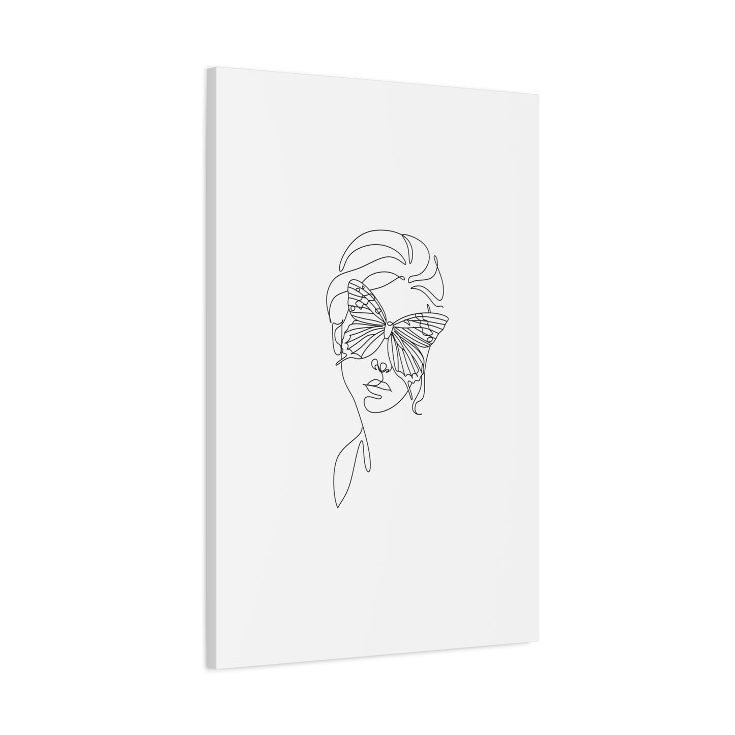 Minimalist Butterfly Canvas Art, Modern Home Decor, Gift for Nature Lovers, Wall Art for Women, Inspirational Wall Art