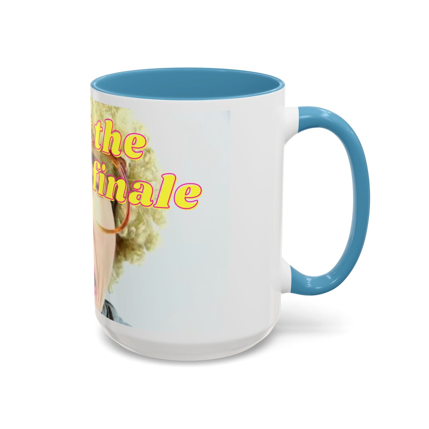 Humorous Accent Coffee Mug, "Me at the season finale", Funny Gift for TV Lovers, Comedy Merchandise, Unique Birthday Present, Fun Housewarming Mug