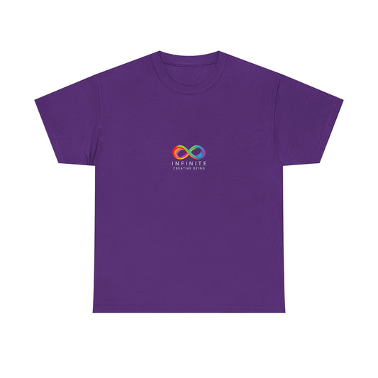 Colorful Infinite Creative Being Unisex Tee, Inclusive Fashion, Everyday Casual Wear, Gift for Friends