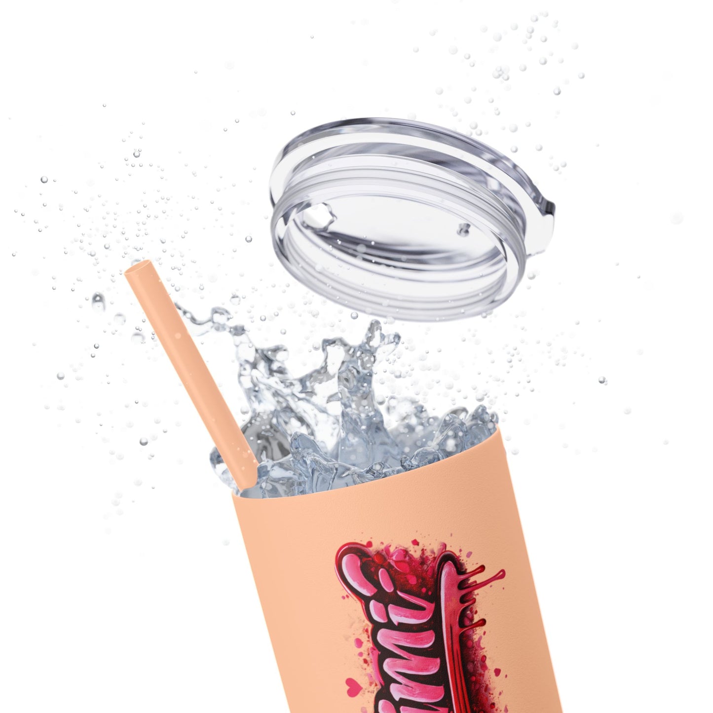 Skinny Tumbler – 'Lake & Lemons' Red Script 20oz Insulated Straw Tumbler