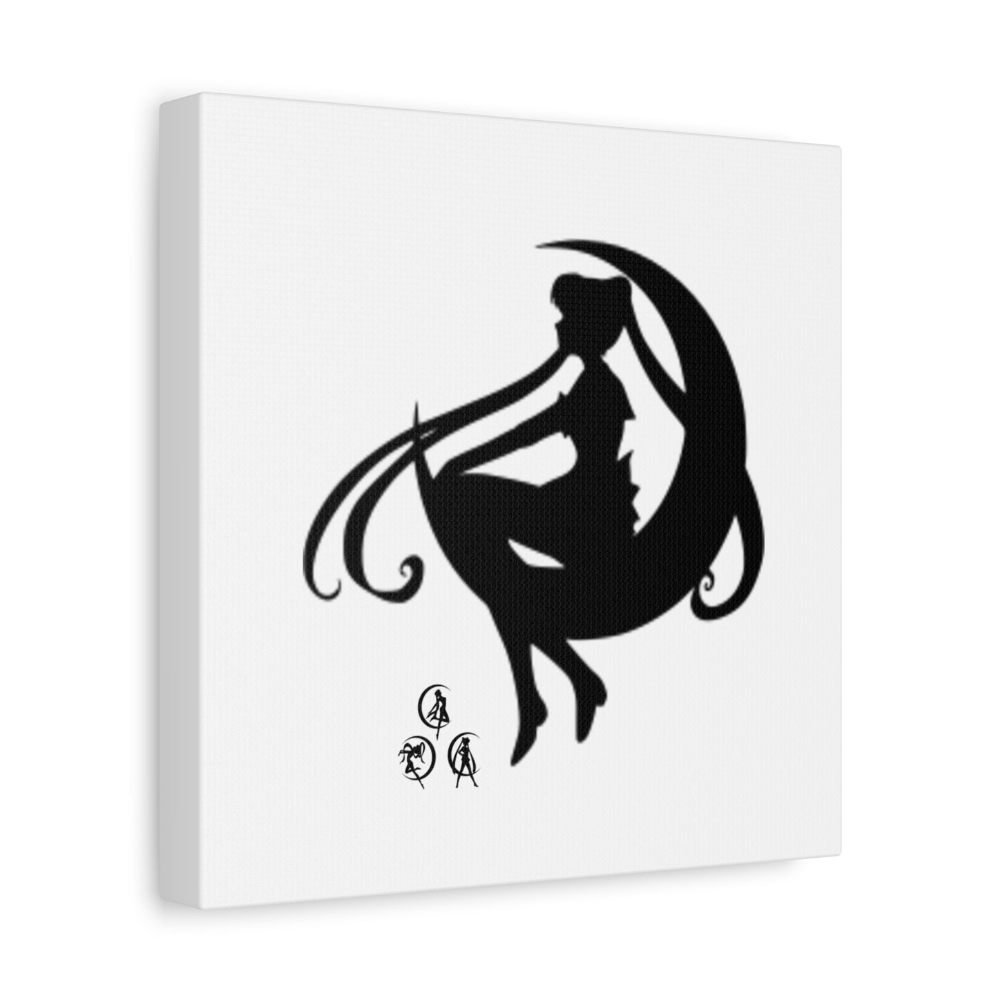 Moonlit Goddess Canvas Art, Modern Wall Decor, Fantasy Home Decor, Boho Aesthetic, Gift for Art Lovers