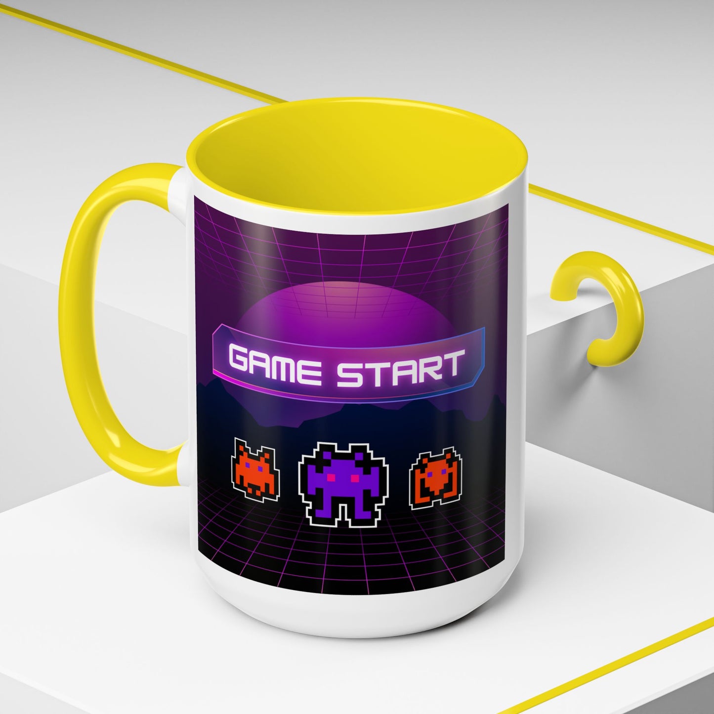 Retro 8-Bit Game Coffee Mug – Perfect Gamer Gift, Fun Kitchen Decor, Unique Birthday Present, Nerdy Officeware, Collectible Drinkware