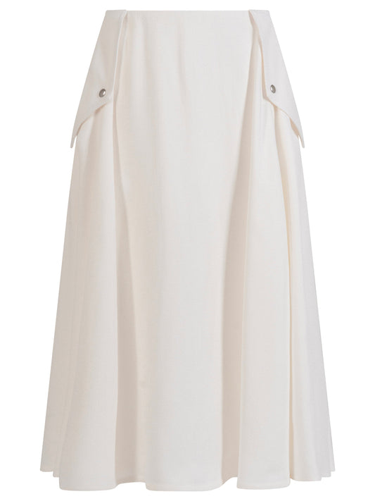 Bottega Veneta Women Viscose Melange Fluid Skirt