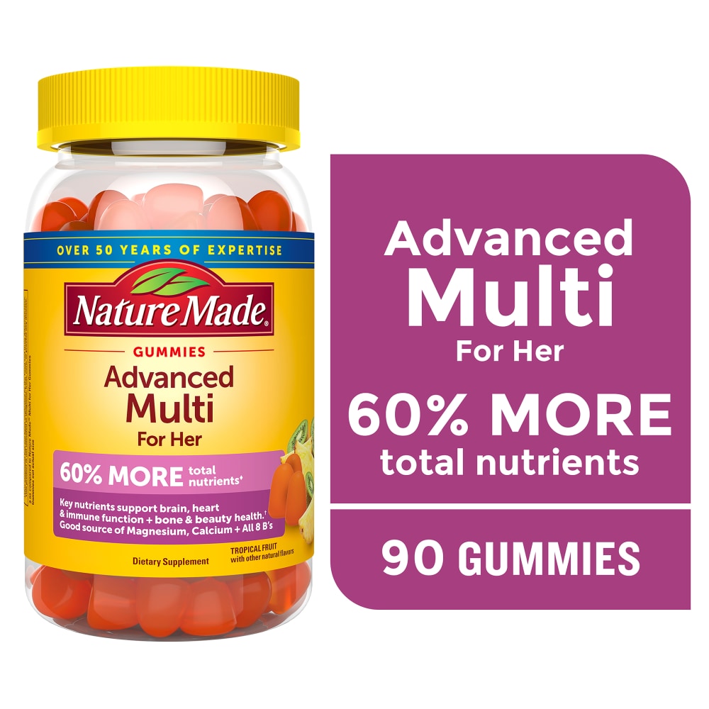 Nature Made Multivitamin Gummies For Her Tropical Fruit