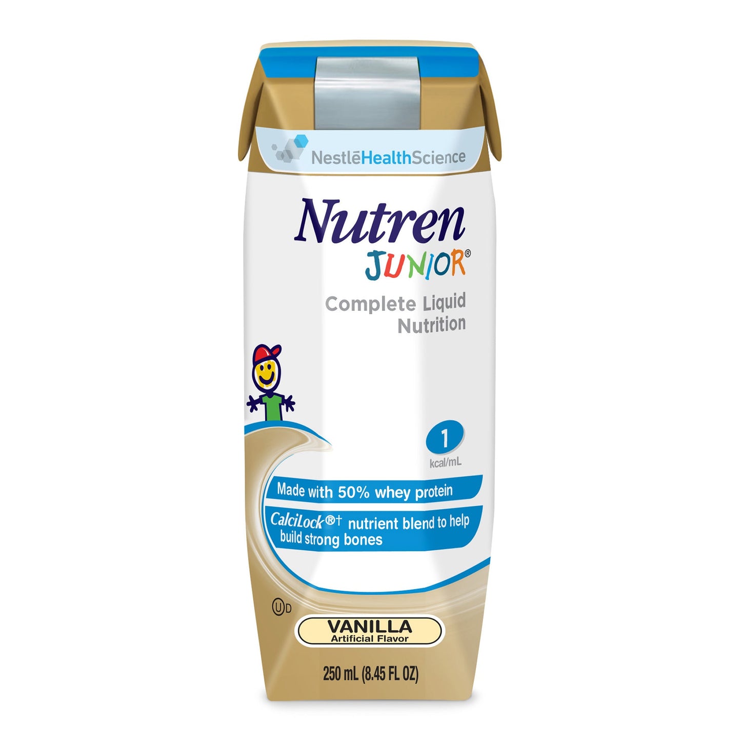 Nestle Nutren Junior Vanilla -brickpacks- Case Of 24, 8.45 FL OZ Each