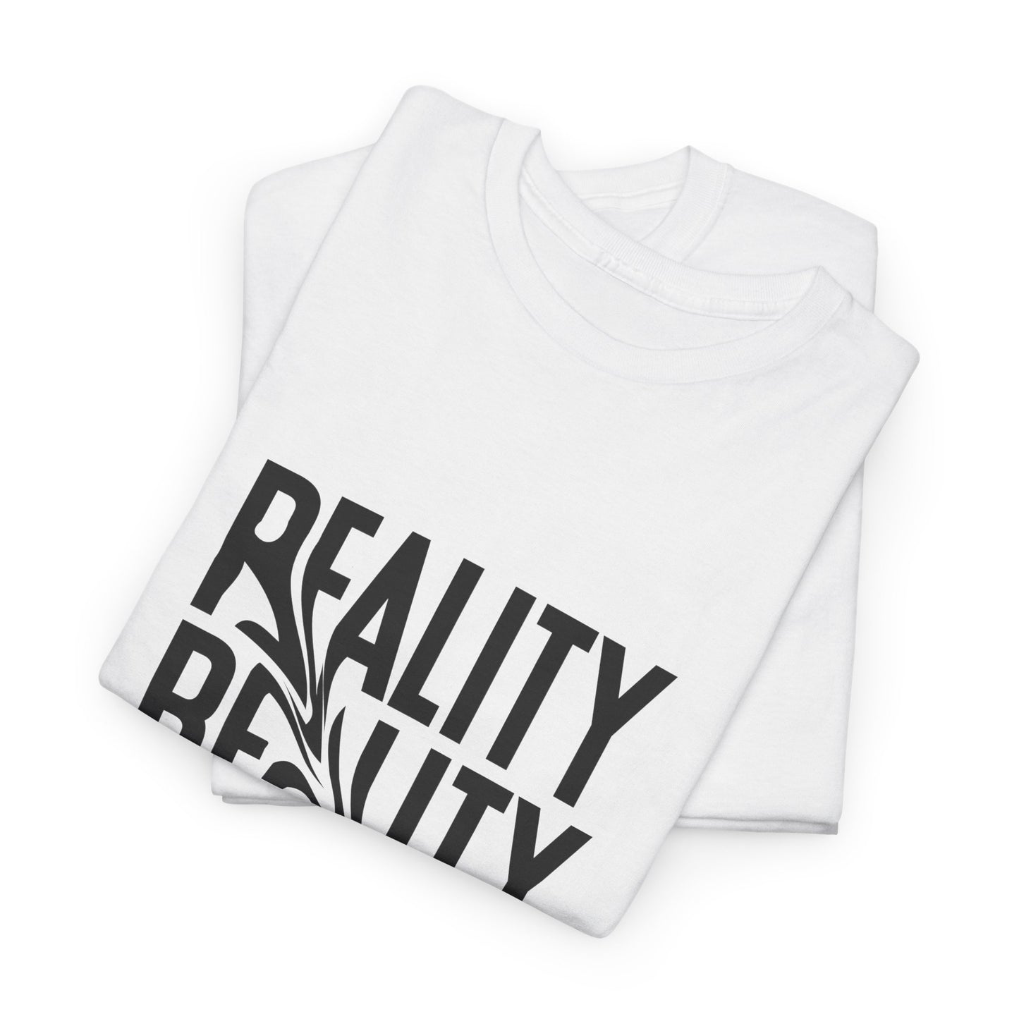 Reality Unisex Heavy Cotton Tee - Trendy Graphic Shirt, Casual Wear, Gift for Friends, Everyday Style, Unique Statement Top