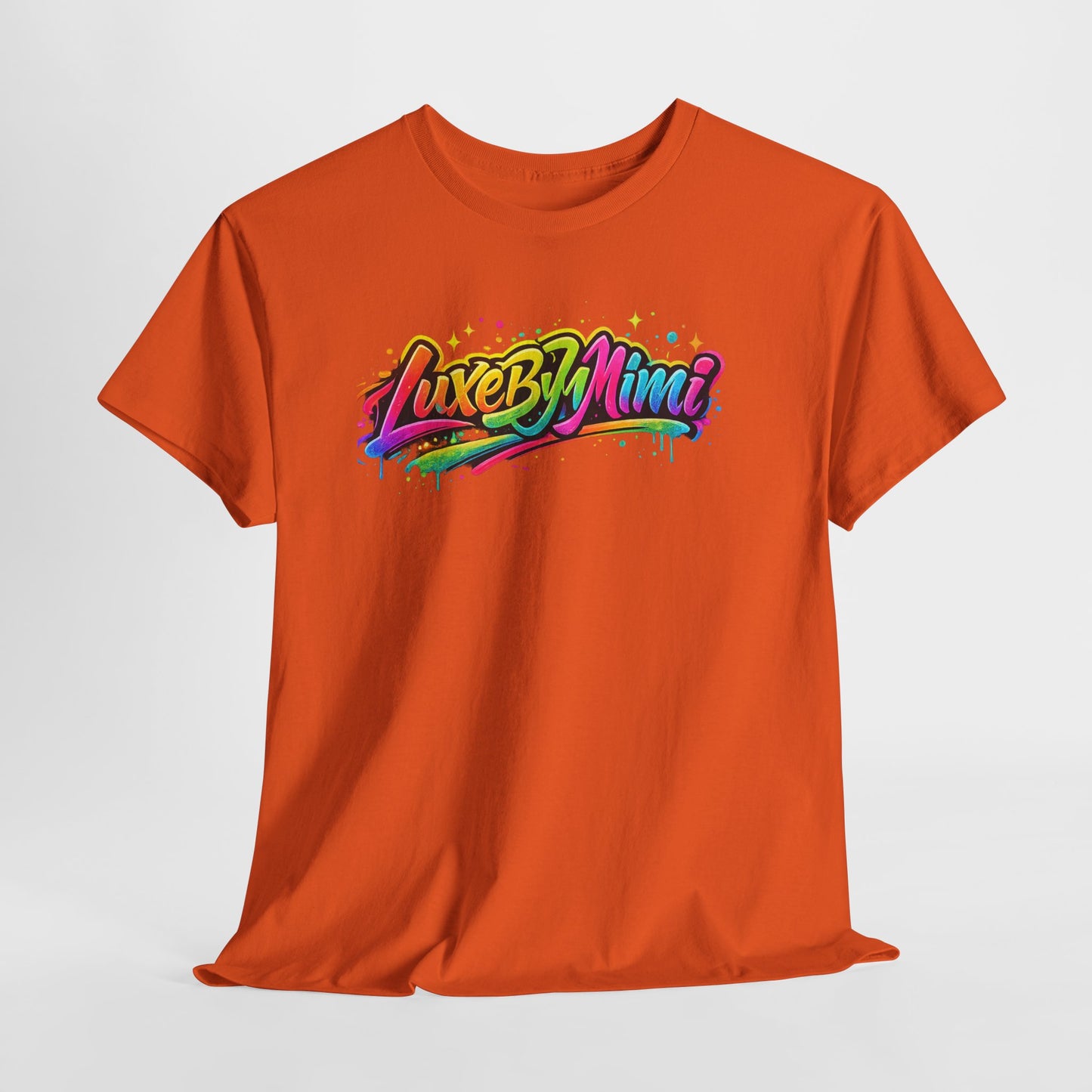 Graffiti Logo T-Shirt — 'Luxe By Mimi' Brand Colorful Streetwear Tee