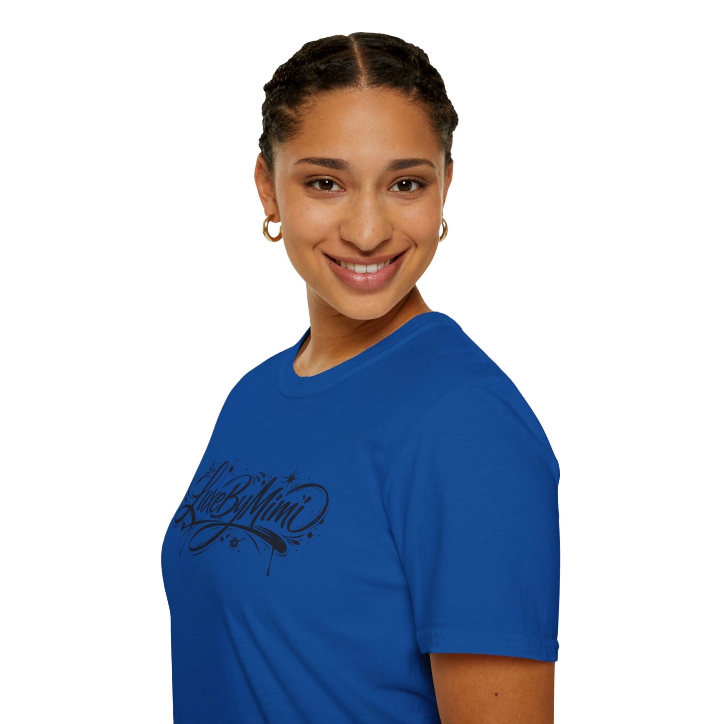LuxeByMimi Script Tee — Elegant Calligraphy Logo T-Shirt