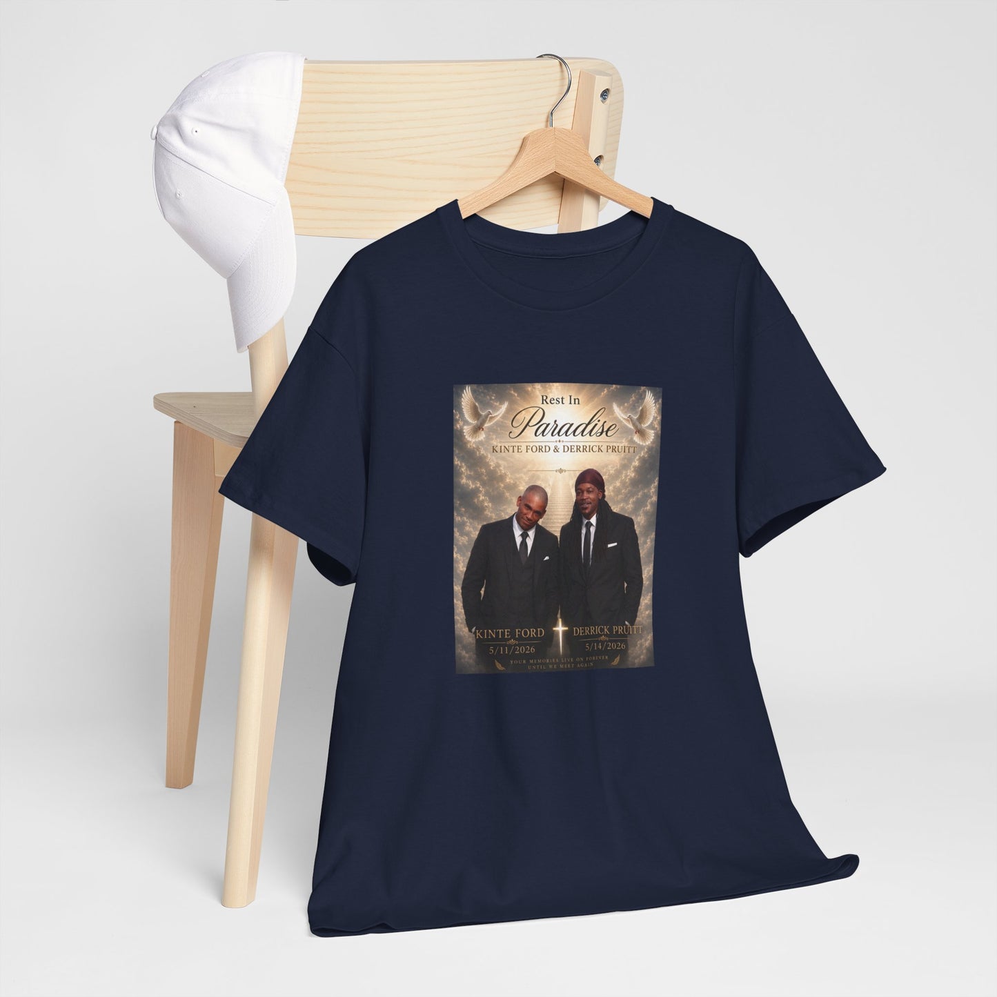 Memorial Tribute Tee — "Rest in Paradise" Funeral Remembrance Shirt