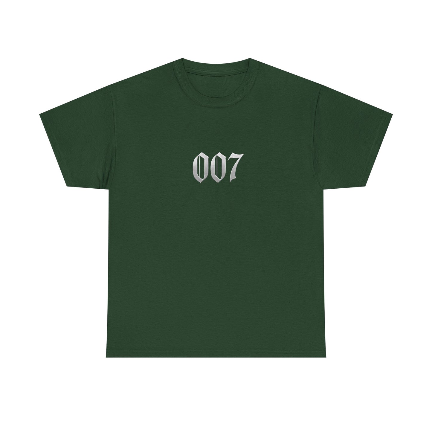 007 Graphic Tee — Subtle Spy Number Chest Print