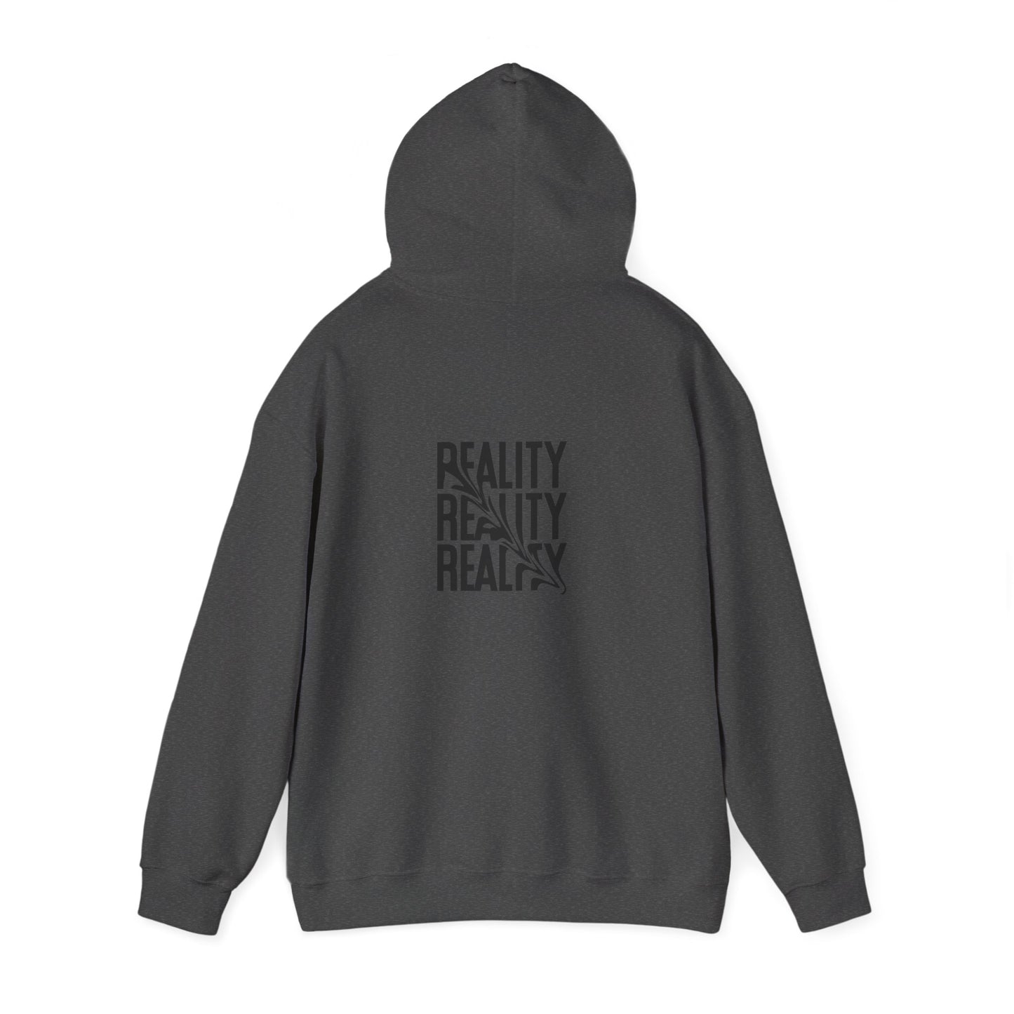Reality-Themed Unisex Heavy Blend Hoodie for Daily Inspiration, Motivational Sweatshirt, Cozy Gift for Friends, Statement Apparel, [...]