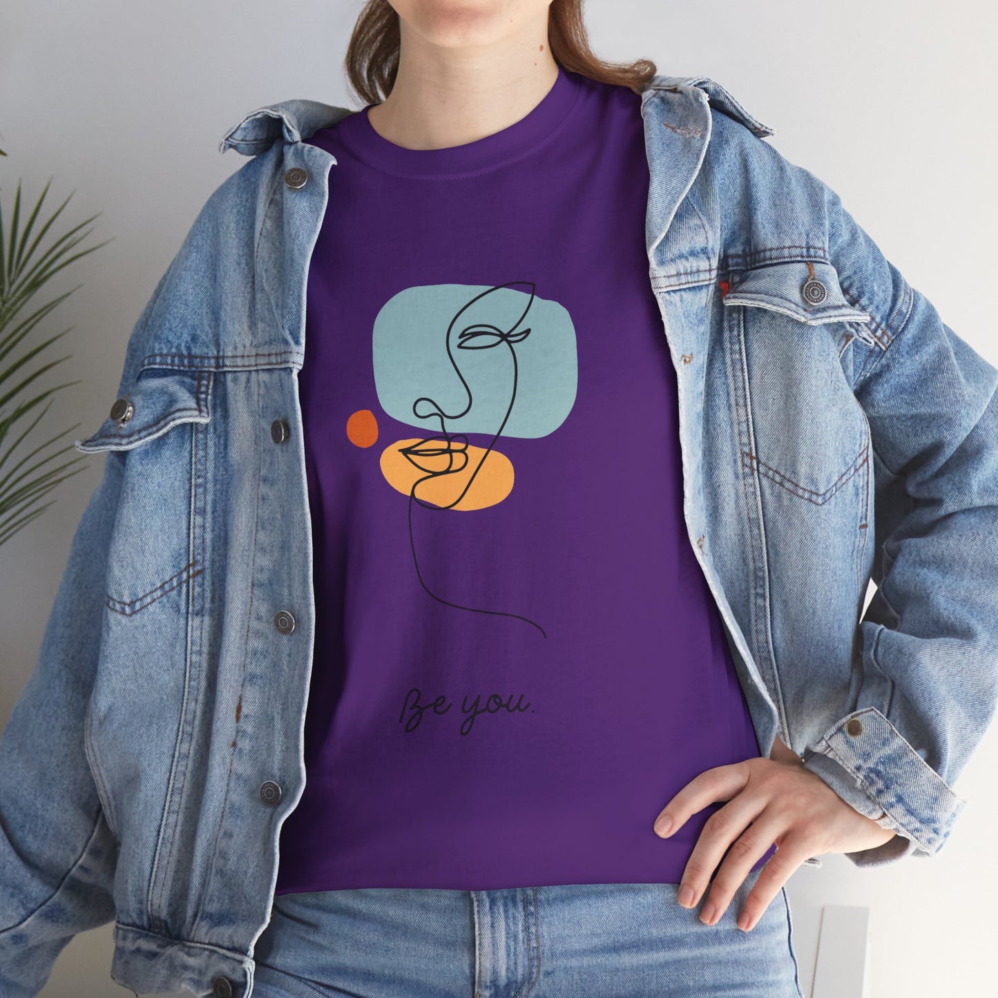 Be You Unisex Cotton Tee - Inspirational Graphic Tee for Self-Love, Gift for Friends, Casual Wear, Birthday, Everyday Comfort