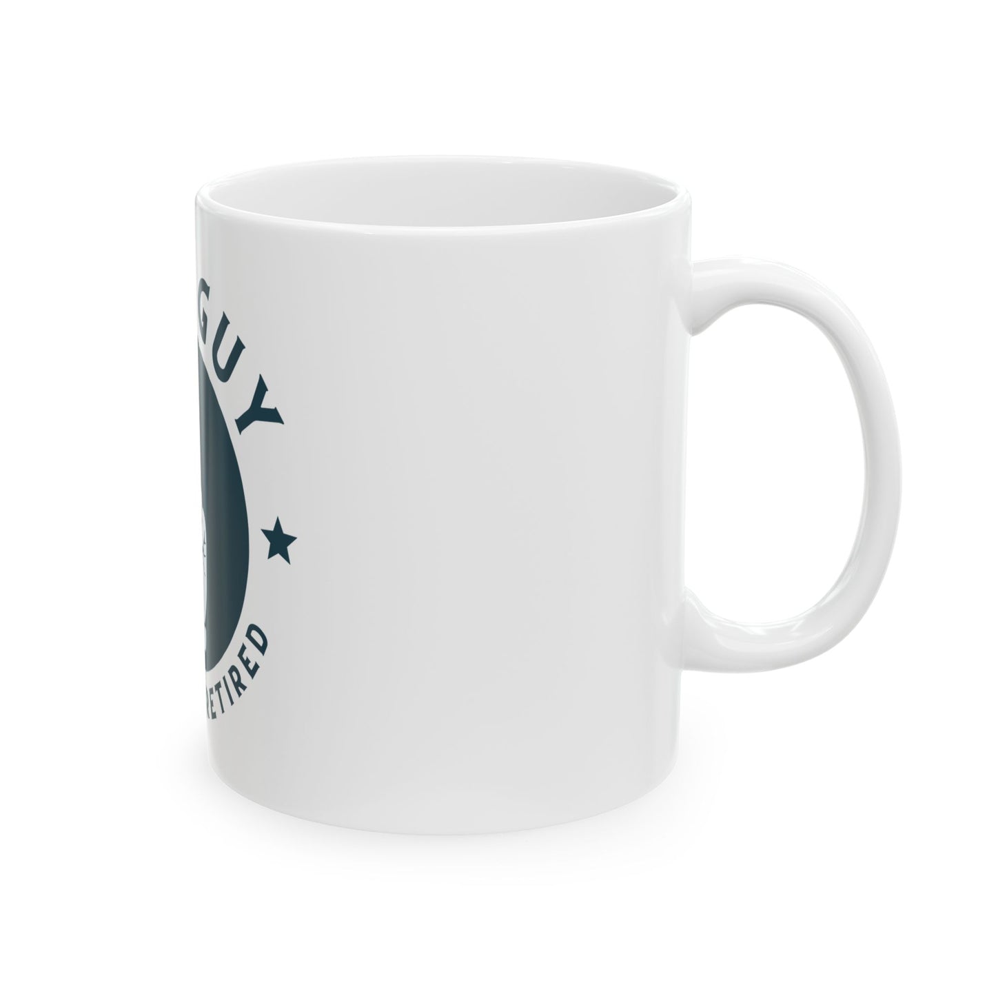 This Guy Has Just Retired Retirement Celebration Ceramic Mug, Perfect for Gift, Coffee Mug, Retirement Party, 11oz, 15oz Options