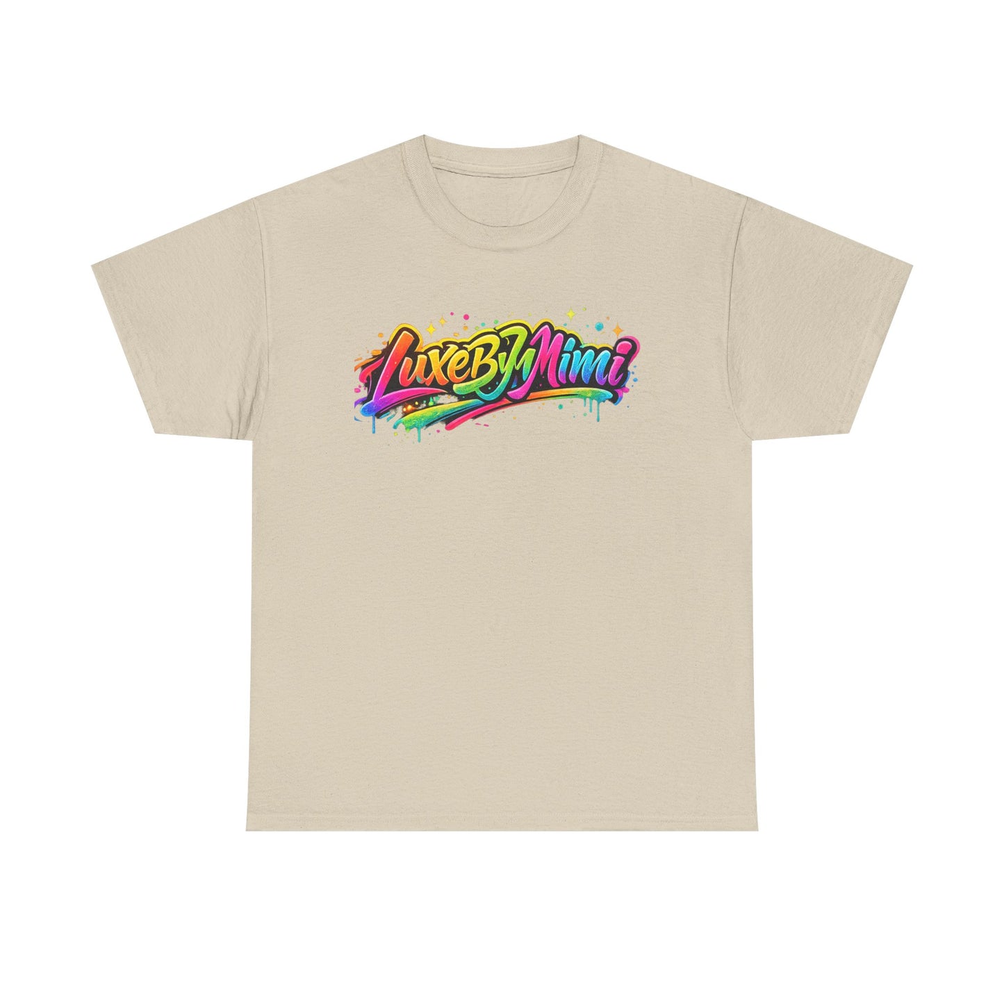Graffiti Logo T-Shirt — 'Luxe By Mimi' Brand Colorful Streetwear Tee