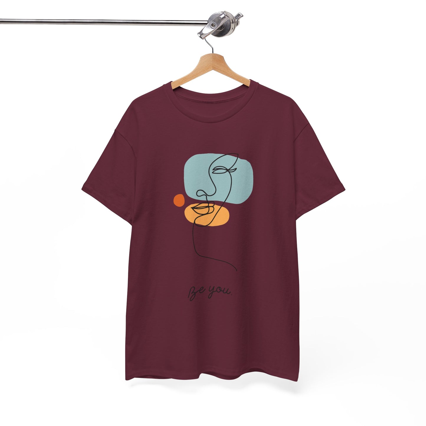Minimalist Be You Tee, Unisex Cotton T-Shirt, Inspirational Graphic Tee, Gift for Friends, Casual Everyday Wear, Self-Love Apparel