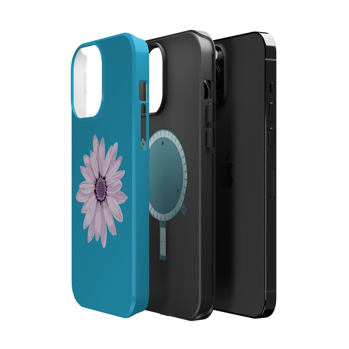 Magnetic Phone Cases with Floral Design, Impact-Resistant Accessories, Stylish Tech Protection, Gifts for Her, Unique Cell Phone Cases