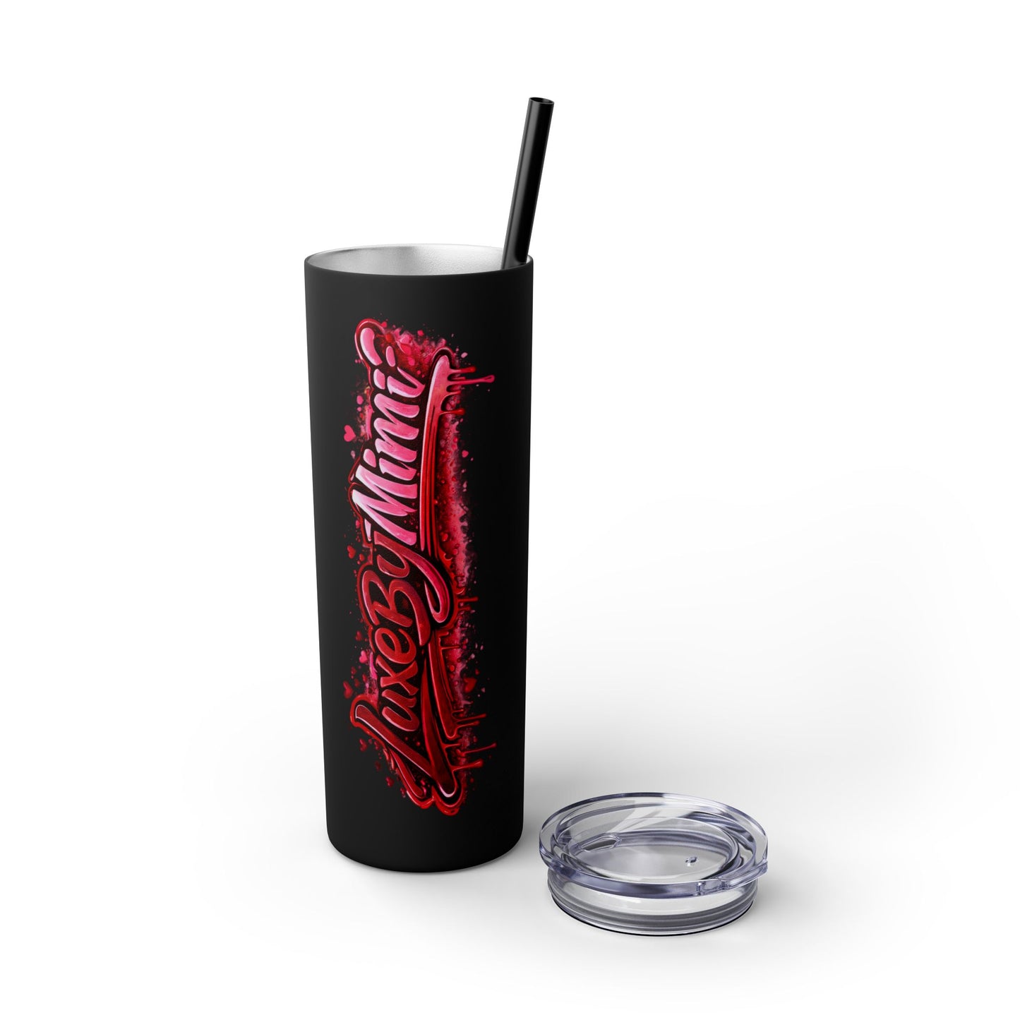 Skinny Tumbler – 'Lake & Lemons' Red Script 20oz Insulated Straw Tumbler