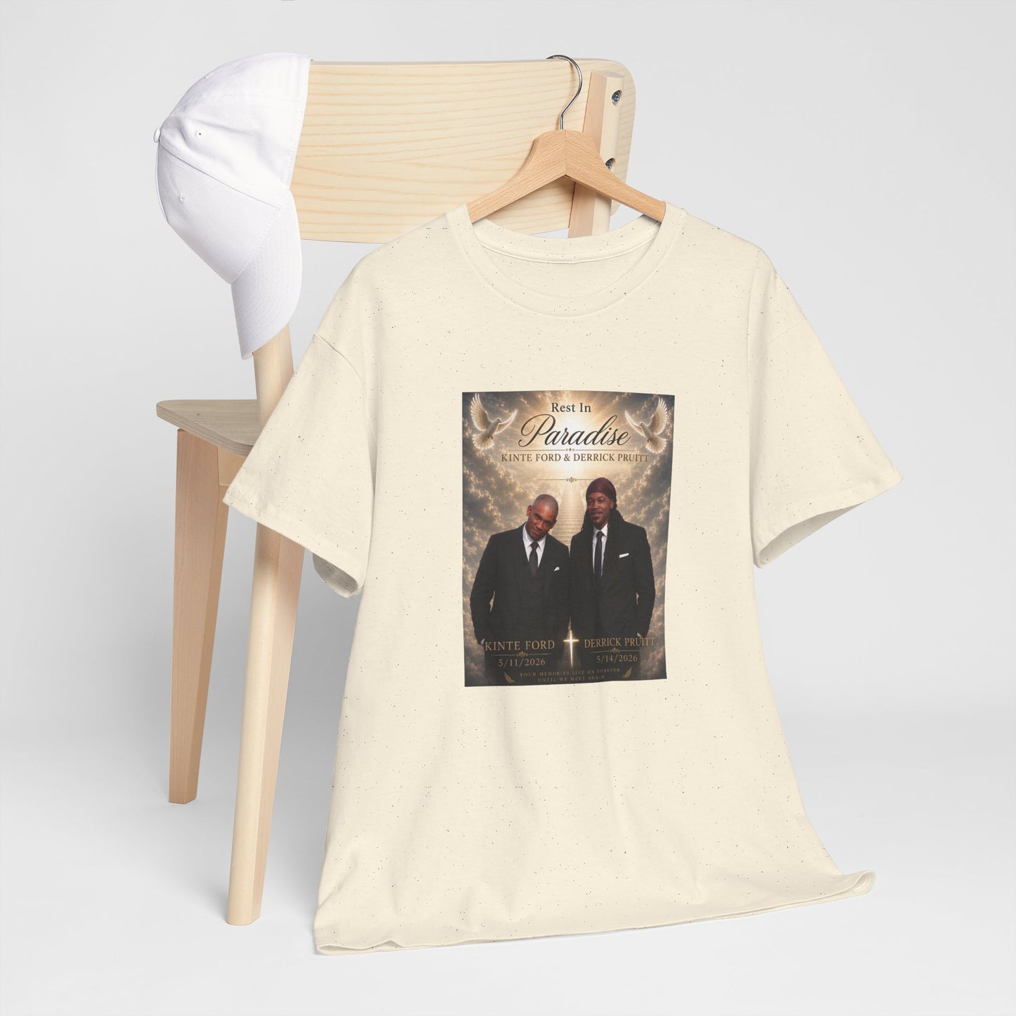 Memorial Tribute Tee — "Rest in Paradise" Funeral Remembrance Shirt