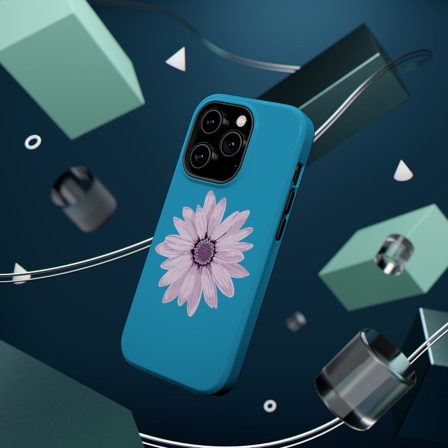 Magnetic Phone Cases with Floral Design, Impact-Resistant Accessories, Stylish Tech Protection, Gifts for Her, Unique Cell Phone Cases