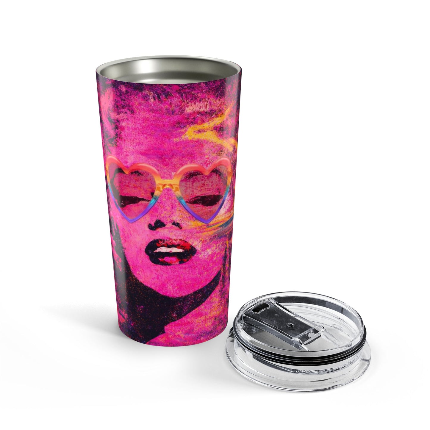 Neon Pop Art Rainbow Tumbler