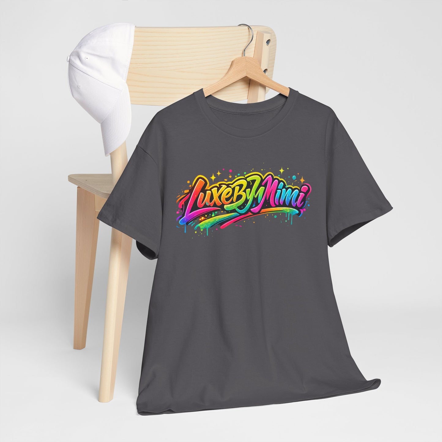 Graffiti Logo T-Shirt — 'Luxe By Mimi' Brand Colorful Streetwear Tee