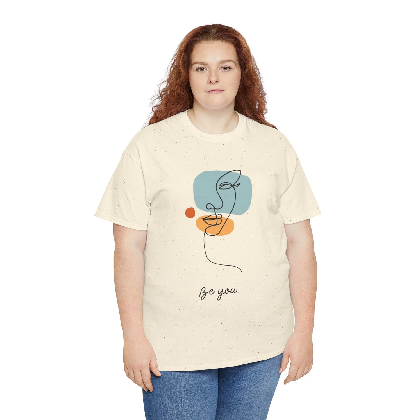 Minimalist Be You Tee, Unisex Cotton T-Shirt, Inspirational Graphic Tee, Gift for Friends, Casual Everyday Wear, Self-Love Apparel