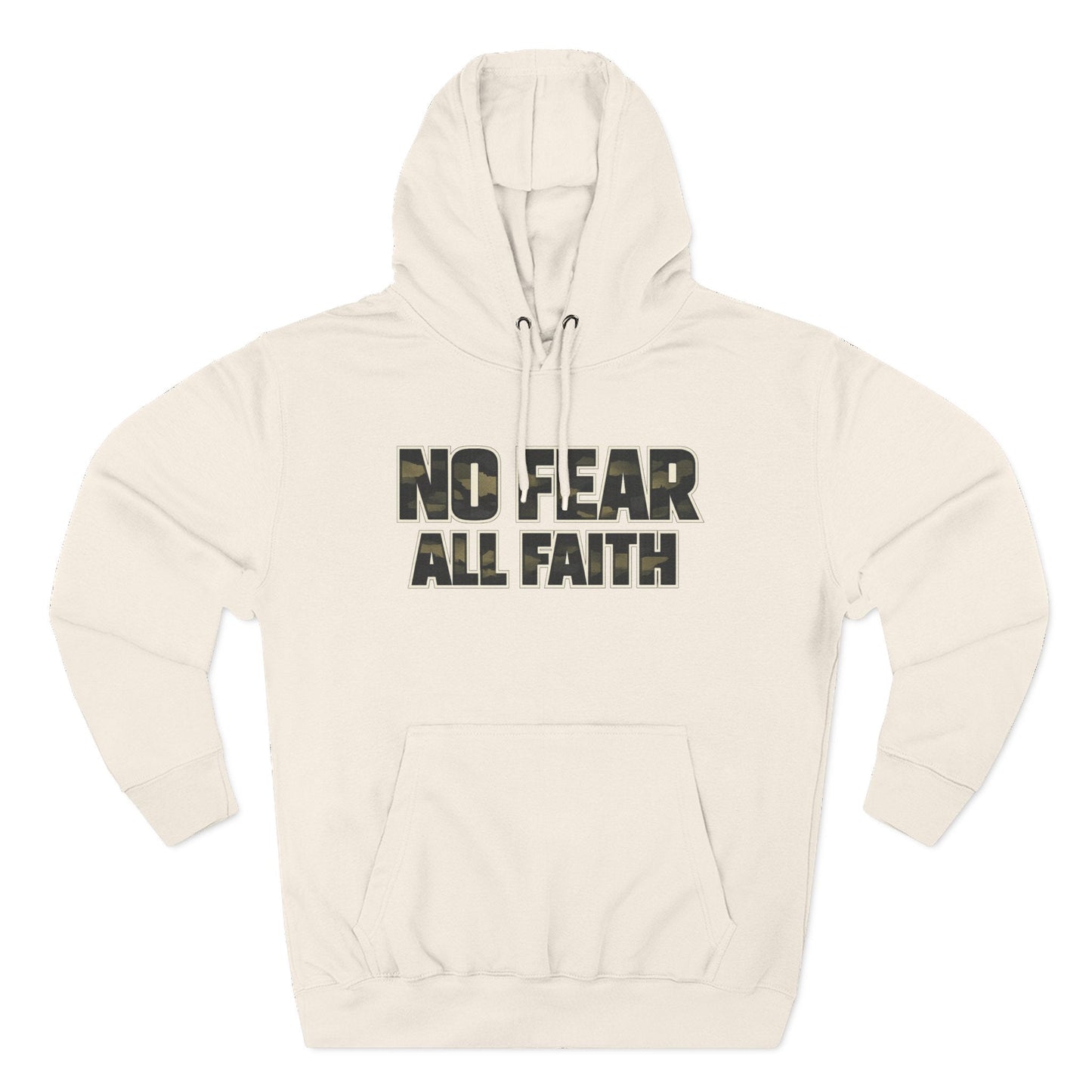 No Fear All Faith Hoodie — 2 Timothy 1:7 Inspirational Pullover