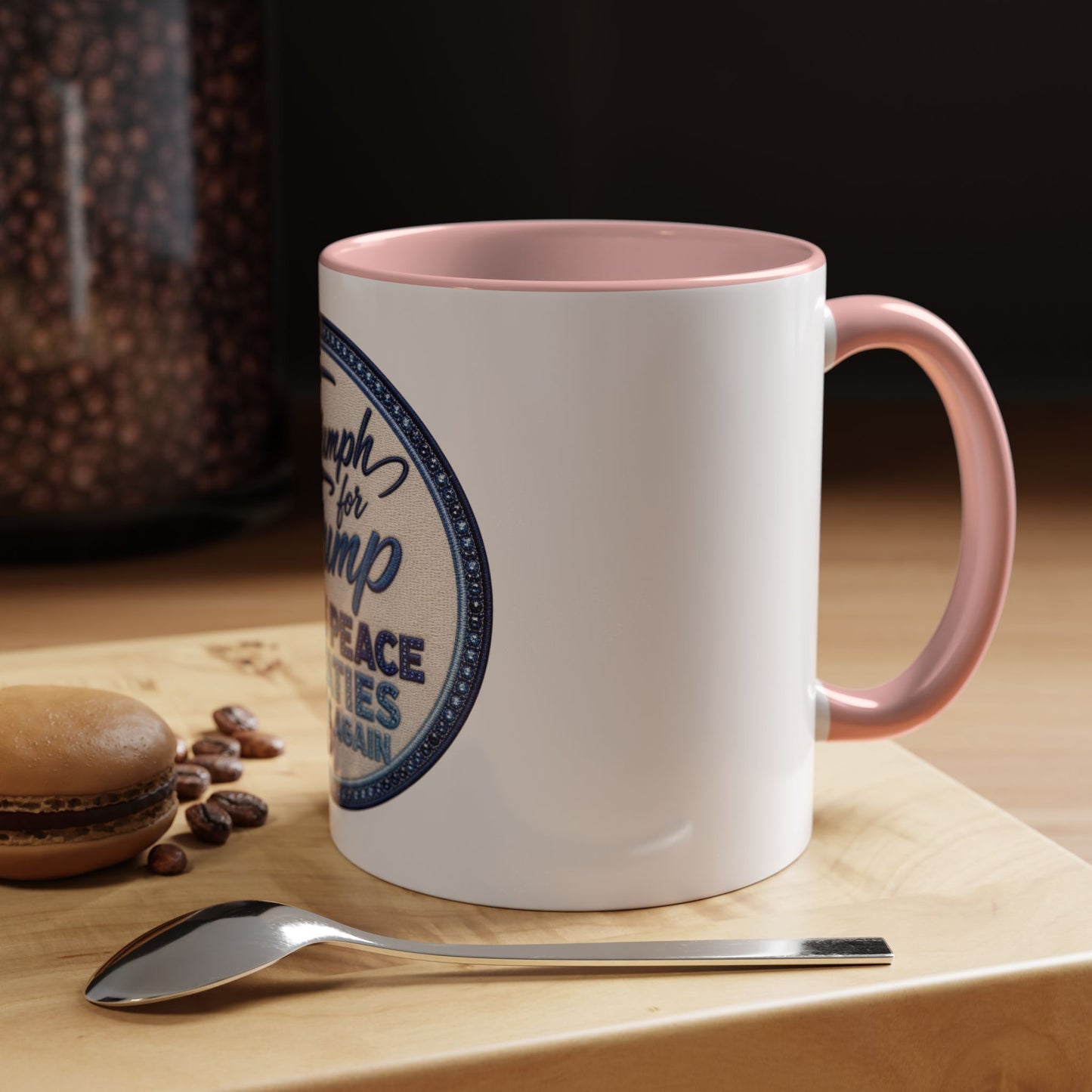 Make Peace Treaties Mug — "Triumph for Trump" Political Coffee Cup (11/15oz)