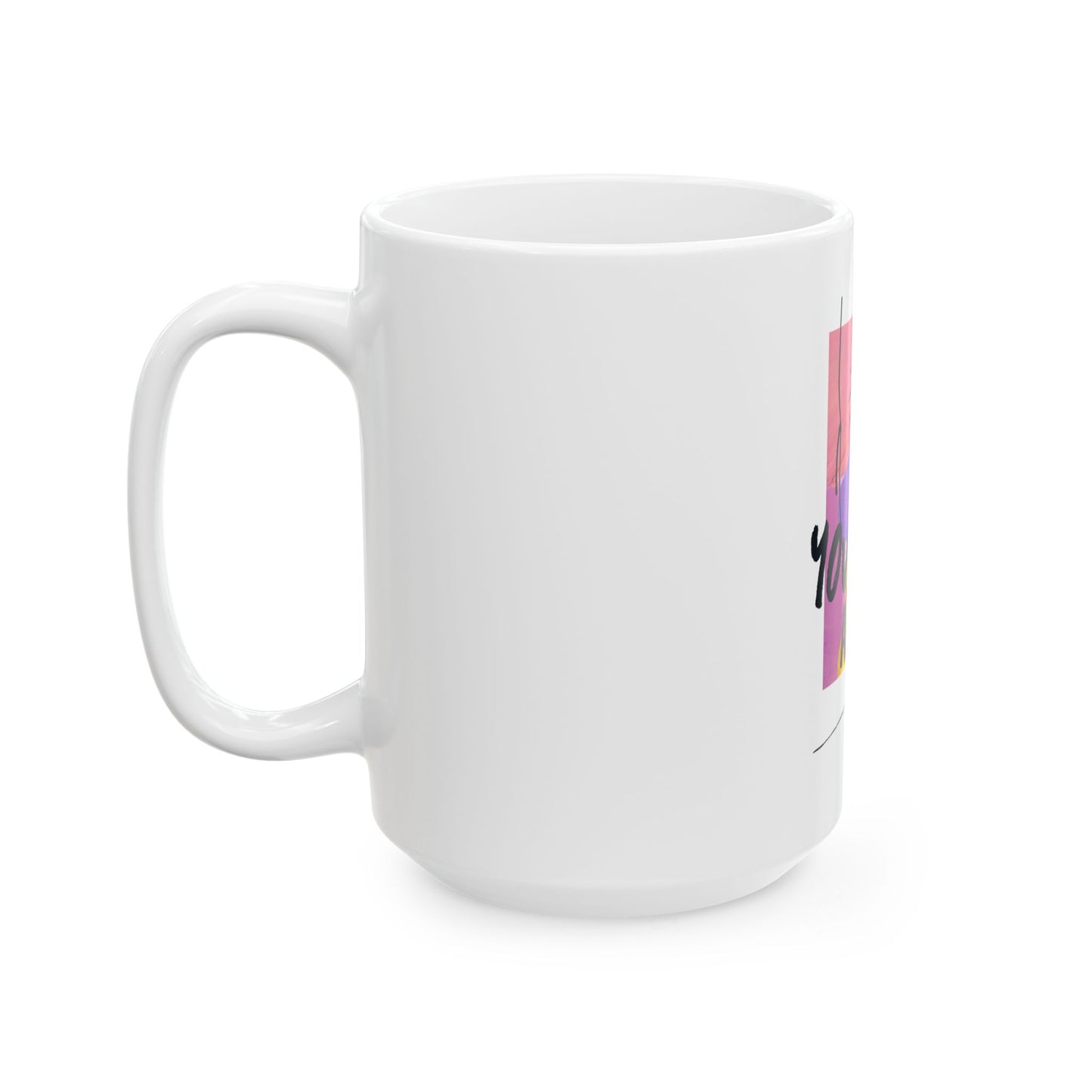 Artistic Ceramic Mug: "You Are Art" Coffee Cup for Artists, Creative Souls, Gift for Art Lovers, Inspirational Drinkware