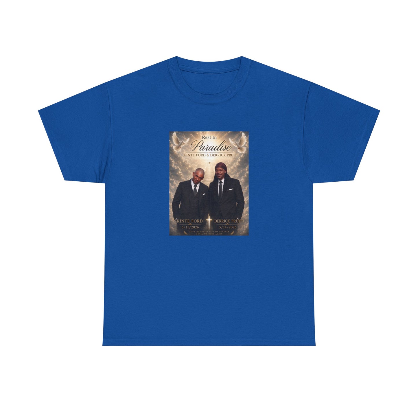 Memorial Tribute Tee — "Rest in Paradise" Funeral Remembrance Shirt