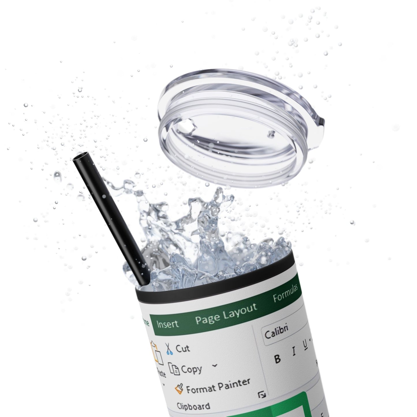 Freak in the Sheets Spreadsheet Themed Tumbler, 20oz Gift for Students, Accountants, Office Humor, Funny Drinkware