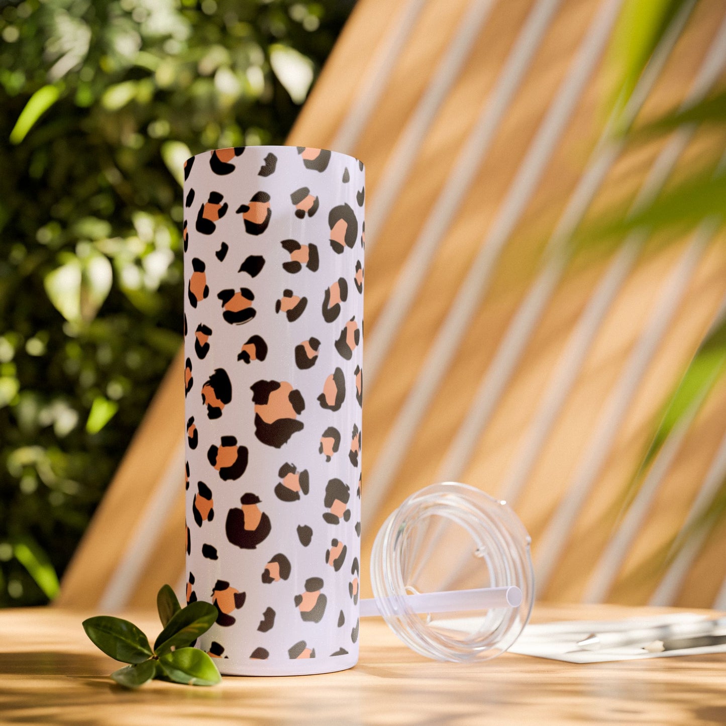 Chic Cheetah Print Tumbler, Trendy Travel Mug, Animal Print Water Bottle, Perfect Gift for Her, Stylish Beverage Container