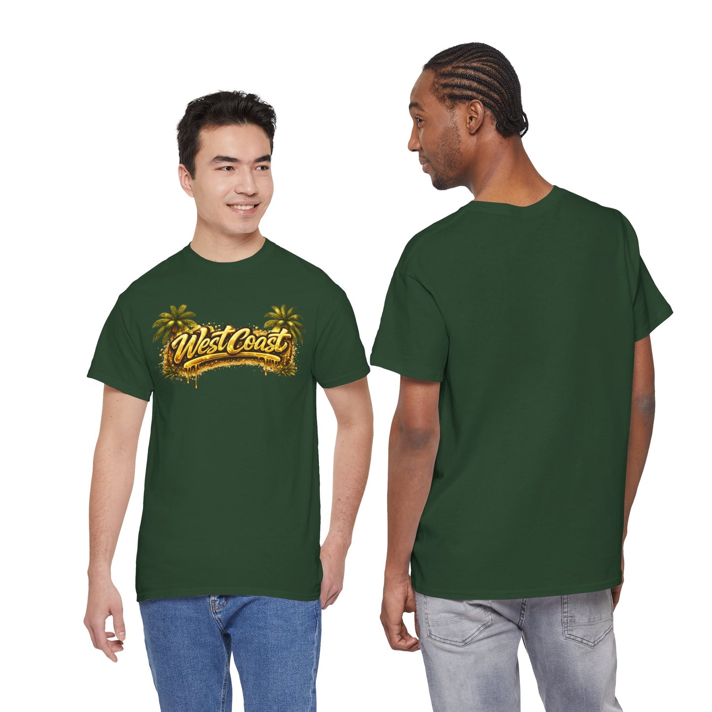 West Coast Palm Tree T-Shirt — Retro Surf Vibe Tee