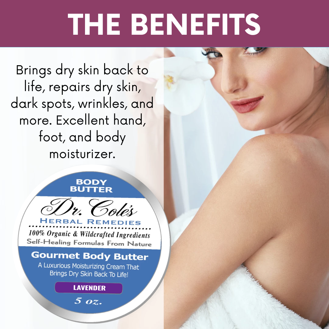 Dr. Cole's Gourmet Body Butter - LAVENDER SixPak-2