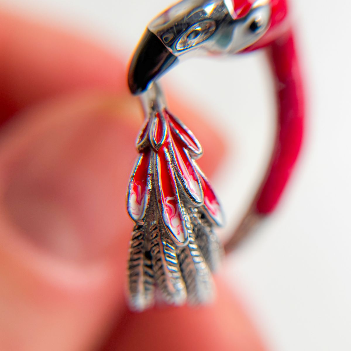 Statement Flamingo Rings