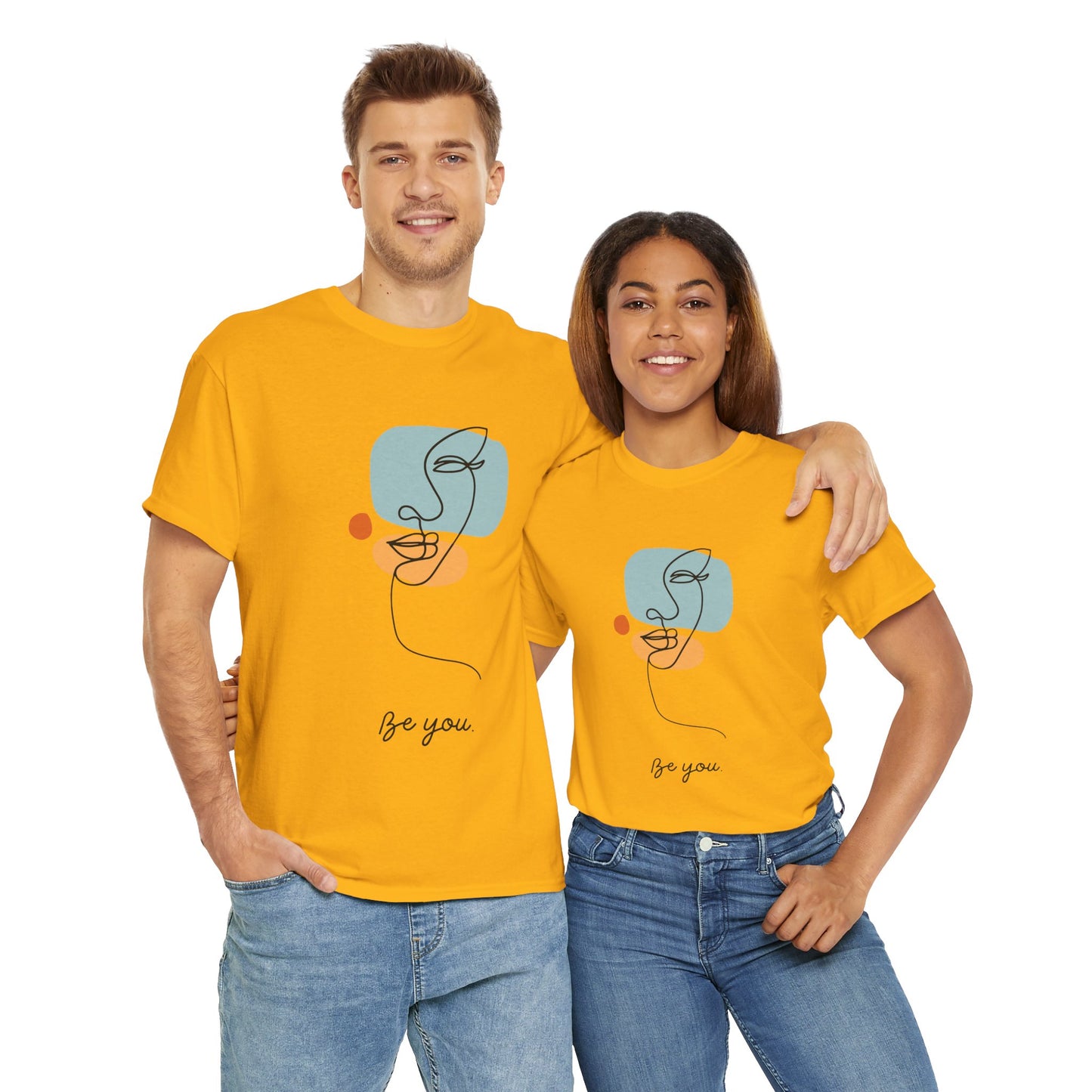 Be You Unisex Cotton Tee - Inspirational Graphic Tee for Self-Love, Gift for Friends, Casual Wear, Birthday, Everyday Comfort