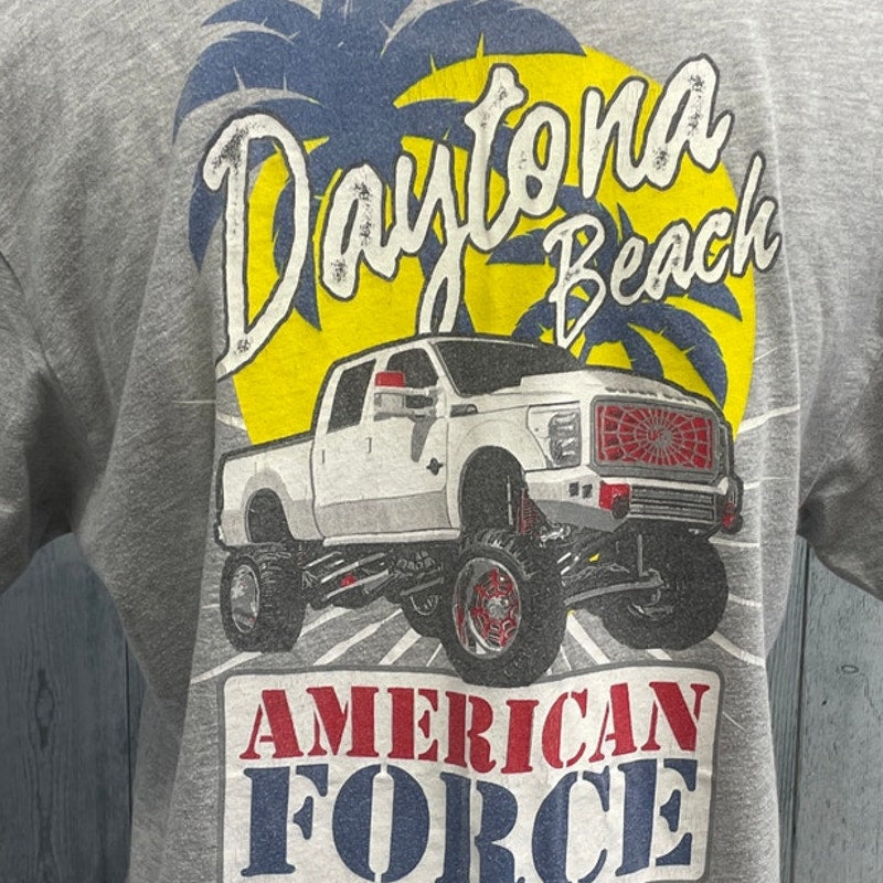 Next Level Mens Medium PolyCotton Daytona Beach Short Sleeve Crew Neck Tee Shirt