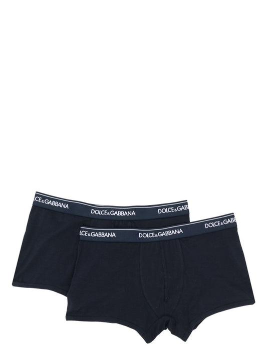 Dolce & Gabbana Men Two-Pack Of Stretch Cotton Regular-Fit Boxers
