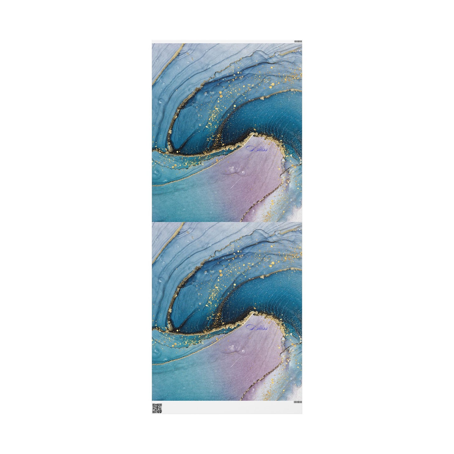 Ocean Wave Wrapping Paper, Vibrant Gift Wrap for Birthdays, Holidays, Crafting, Eco-Friendly, Unique Gift Presentation
