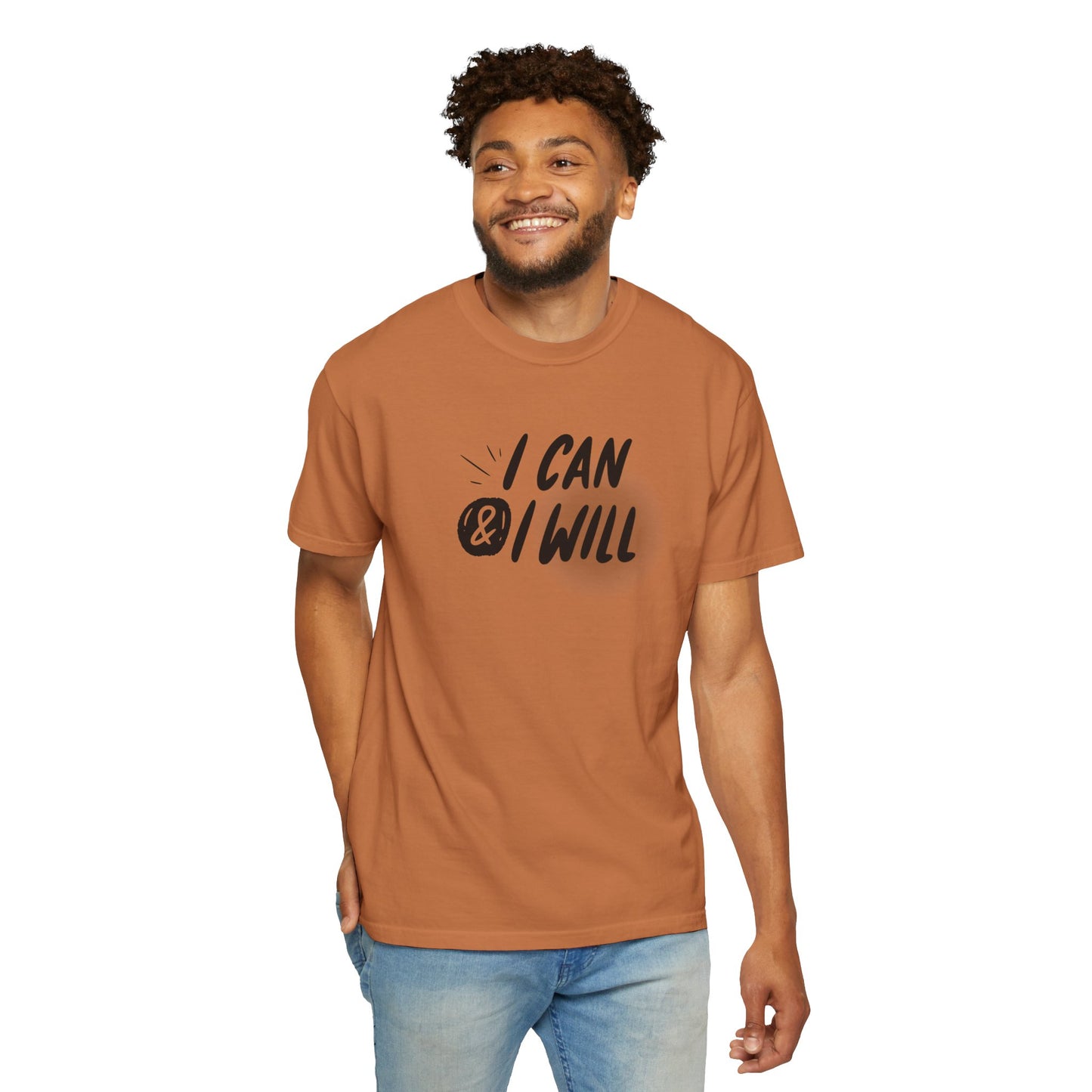 Motivational T-Shirt - Unisex Garment-Dyed Tee, Inspiring Quote, Gift for Friends, Workout Gear, Positive Affirmation Apparel