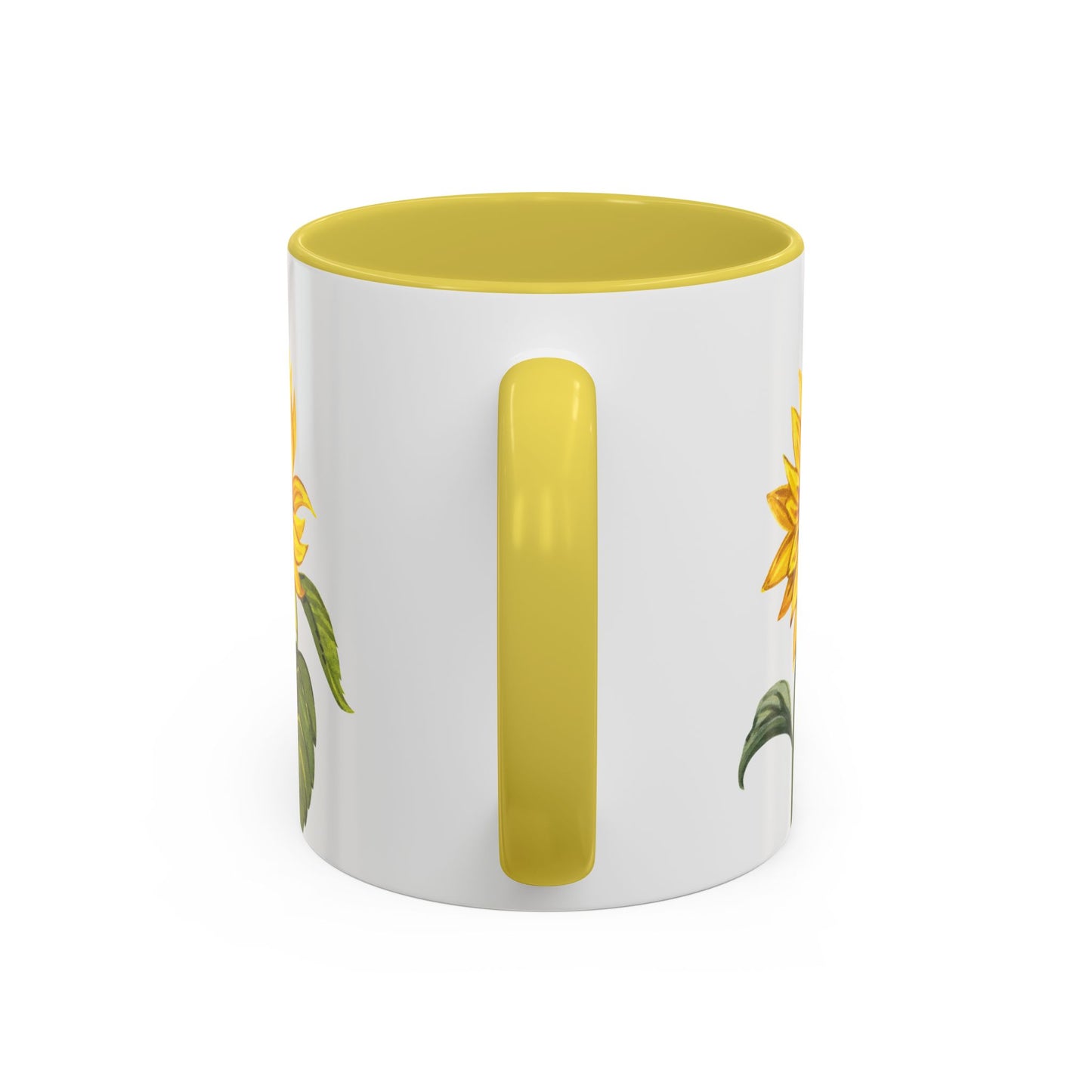Sunflower Butterfly Mug - Cheerful Coffee Cup, Flower Mug, Gift for Garden Lovers, Spring Decor, Nature Inspired Kitchenware