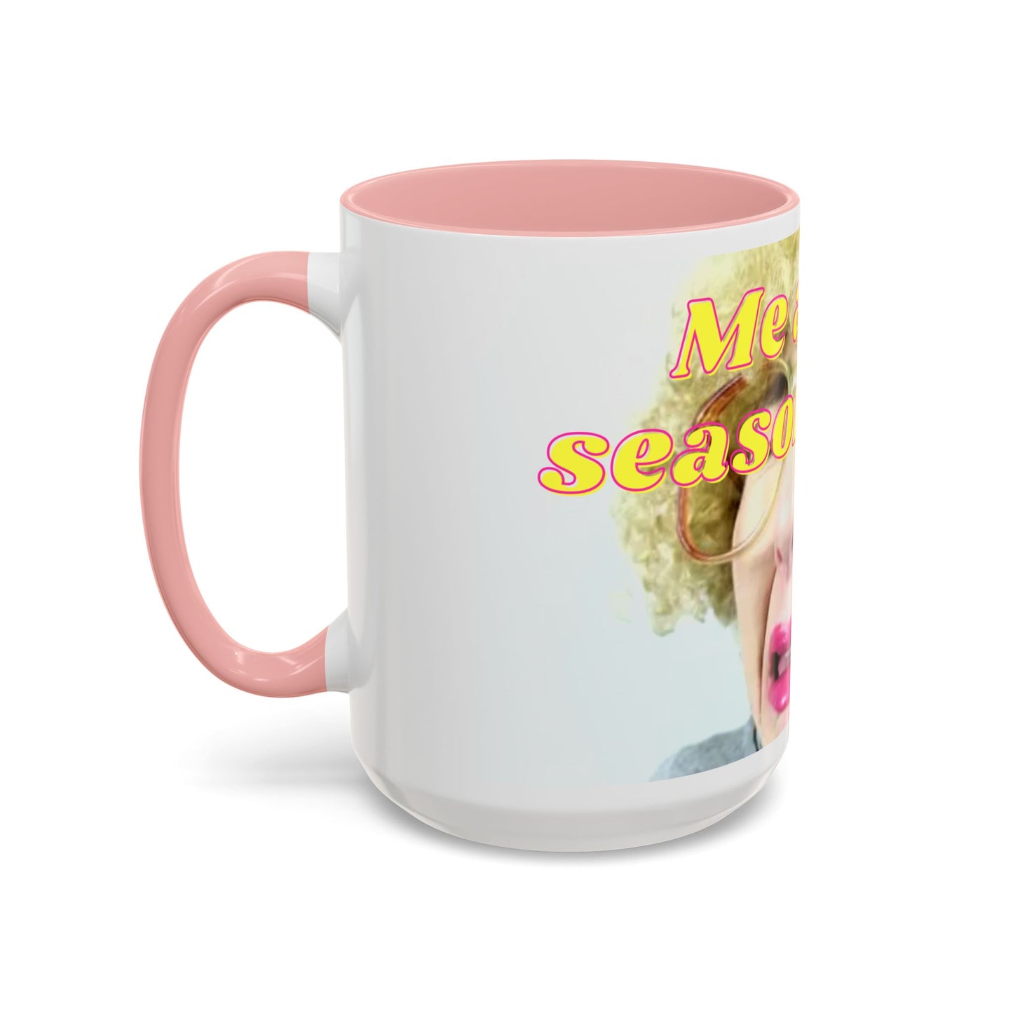 Humorous Accent Coffee Mug, "Me at the season finale", Funny Gift for TV Lovers, Comedy Merchandise, Unique Birthday Present, Fun Housewarming Mug